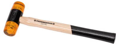 Produktbild von PEDDINGHAUS Plastikhammer Größe 2 'Gelb' 27 mm mit Eschenstiel