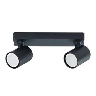 Produktbild von Light Prestige Spot Snow 2xGU10 Schwarz dimmbar