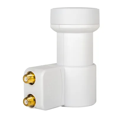 Immagine prodotto di MegaSat Twin-LNB HD-Profi Numero di abbonati: 2 Attacco di alimentazione: 40 mm connessioni placcate oro, protezione dalle intemperie (9120623)