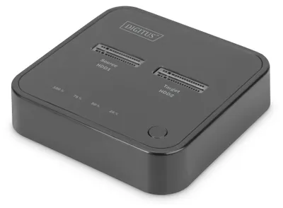 Produktbild von Dual M.2 NVM SSD Docking Station (schwarz, USB-C, M2 SSD)
