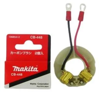 Produktbild von Makita 638498-7//632G47-4 //632L19-9 original Halter+CB 448 original Kohlebürsten (für BTW250 BTW251)