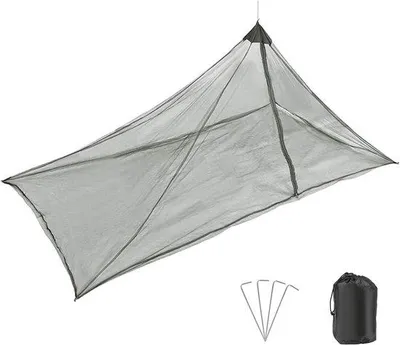 Produktbild von Famanu Moskitonetz für Einzelbett - effektiver Schutz gegen Insekten - ideal für Camping und Reisen
