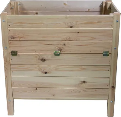 Imagen del producto de Cama elevada de madera de pino, natural, de 80 x 40 x 78 cm, con estante y revestimiento