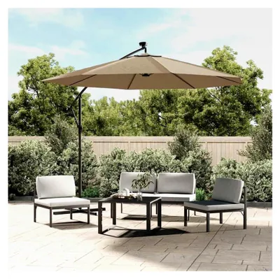 Produktbild von Sonnenschirmhülle Taupe 350 cm, 8 Streben, für Ampelschirme