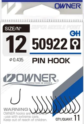 Obrázok produktu pre Owner Háčiky 50922 Pin Hook 14 - 12ks