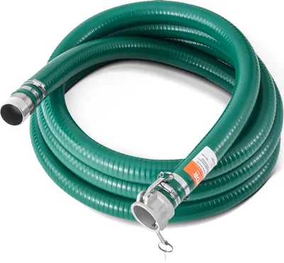 Zdjęcie produktu dla Wąż ssawny VEVOR, 50,8 mm x 6,1 m, wąż do pompy, z połączeniami camlock i aluminiowymi złączami, odpowiedni do różnych pomp, do oczyszczania ścieków, transportu wody i innych celów