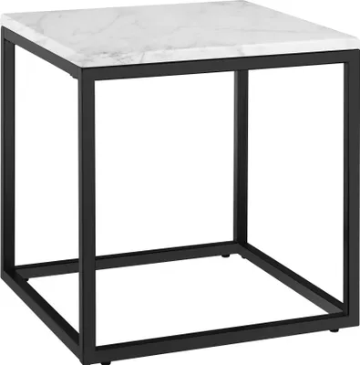 Produktbild von tectake® Beistelltisch Alysia Marmoroptik, quadratisch