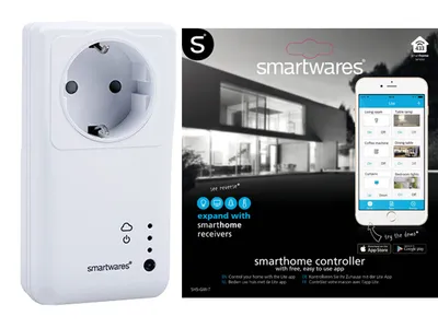 Produktbild von Smartwares 10.043.79 Intelligenter Stecker SH5-GW-T Artikel-Nr. 10.043.79
