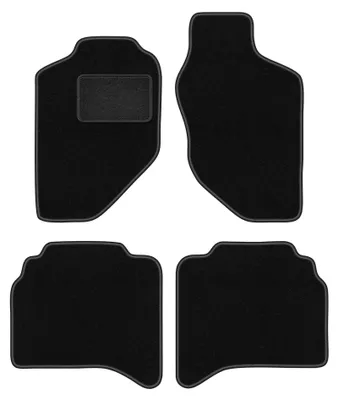 Productafbeelding van Velours automatten voor Opel Frontera B 1998-2006 – 4-delig, zwart, op maat – Wielganizator LUX
