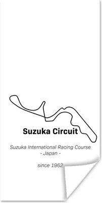 Produktbild von MuchoWow® Poster Suzuka - F1 - Rennstrecke 20x40 cm - Plakat - Foto
