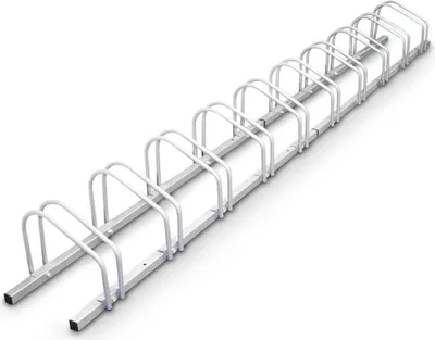 Produktbild von Bituxx 10er Fahrradständer Silber MS-18068