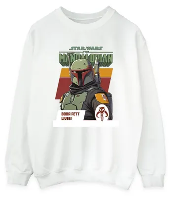 Obrázok produktu pre Star Wars - Dámska mikina "The Mandalorian Lives" BI39214 (M) (White)