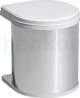 Produktbild von HAILO 3512-01 Abfallsorter 12 Liter Hailo MONO ab 40cm Schrankbreite, weiß/edelstahl