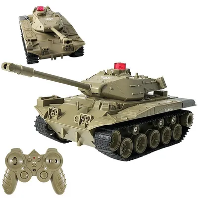 Produktbild von Ferngesteuertes Panzerfahrzeug – Wiederaufladbar 3,7V 500mAh, Soundeffekte & robustes ABS, Spielzeug für Innen & Außen