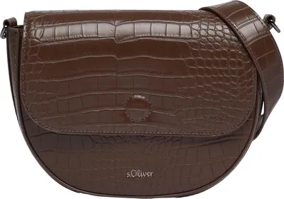 Image de s.Oliver sac à épaule bandoulière Crossbody Bag Dark Brown marron foncé