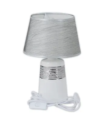 Image de Näve lampe de table - Matière : céramique, textile - Couleur:blanc ; 3137923