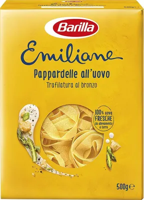 Produktbild von 6x Barilla Emiliane pappardelle all'uovo n. 227 Nudeln mit ei 500g