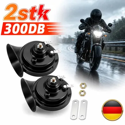 Immagine prodotto di 2 clacson a conchiglia, 300 dB, 12V, elettrico, impermeabile, per auto e camion