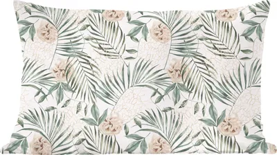 Produktbild von MuchoWow® Zierkissen Sofakissen Wohnzimmer Dekokissen 50x30 cm Monstera - Palmenblatt - Dschungel - Tropisch - Wohnzimmerdekoration - Polster mit Photo