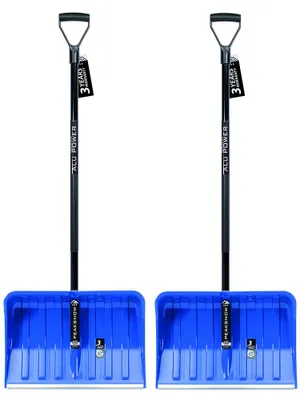 Produktbild von PAFEN 2X Schneeschaufel mit ergonomischem Griff, Blattbreite: 55 cm