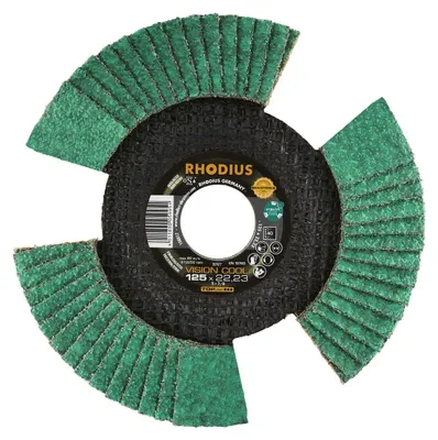 Produktbild von RHODIUS Lamellenschleifscheibe VISION125 mm K 40