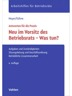 Immagine prodotto di Neu im Vorsitz des Betriebsrats - Was tun?