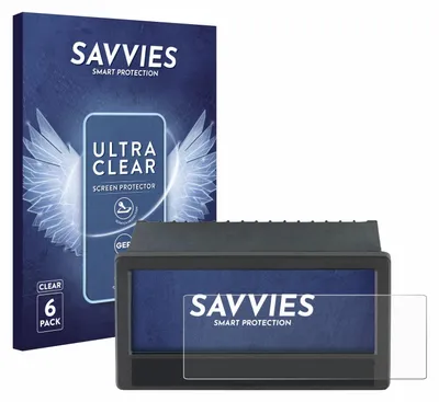 Produktbild von 6x Für ifm DX2055 Schutzfolie Savvies Displayschutz Display Schutz Folie Klar Transparent