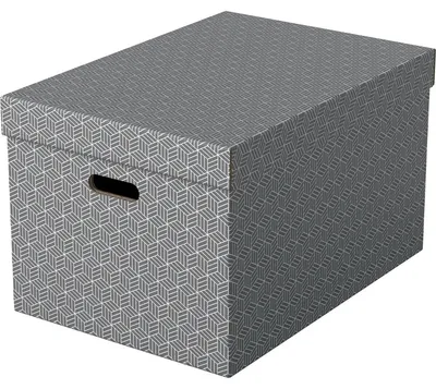 Zdjęcie produktu dla Esselte 628287 3 Esselte Home Aufbewahrungsboxen 50,0 l grau 35,5 x 51,0 x 30,5 cm