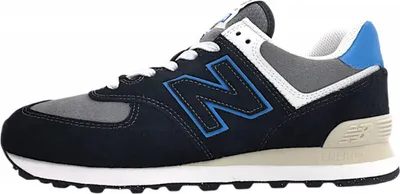 Produktbild von New Balance 574 sportlicher Schnürer Schwarz in Gr. 42