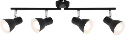 Produktbild von Deckenleuchte Spotleuchte Retro schwenkbar E14 25 W schwarz Metall Briloner