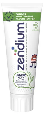 Immagine prodotto di Dentifricio Zendium Junior per bambini dai 5 ai 12 anni, 75 ml