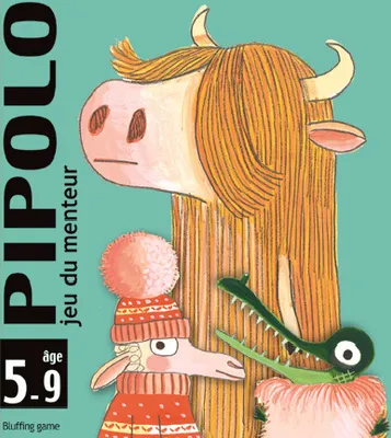 Produktbild von DJECO Pipolo Kartenspiel – Bluffspiel für Kinder und Familie, 2-4 Spieler, ab 5 Jahren