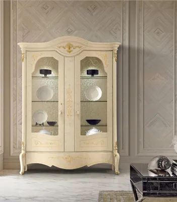 Immagine prodotto di Vetrinetta italiana mobili vetrinette cassettiere vetrinetta di design in vetro
