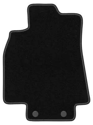 Image de Tapis conducteur en moquette pour Mercedes B- Klasa W245 2005-2011 (à hayon) – 1 pièce, noir, sur mesure – Wielganizator BASIC