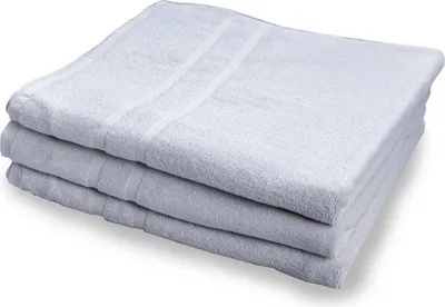 Zdjęcie produktu dla Ręcznik kąpielowy hotelowy Deluxe 100 x 200 cm biały, 100% bawełna