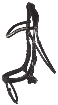 Zdjęcie produktu dla Schockemöhle Sports Snaffle Equitus Omega Black / Silver WB