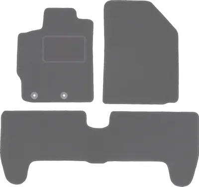 Image de Tapis de sol en graphite pour : Toyota Yaris II à hayon (2005-2011)