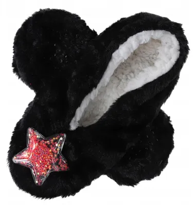Immagine prodotto di Pantofole da donna nere - pantofole morbide taglie 35-38 - pantofole antiscivolo - pantofole da donna - pantofole comode