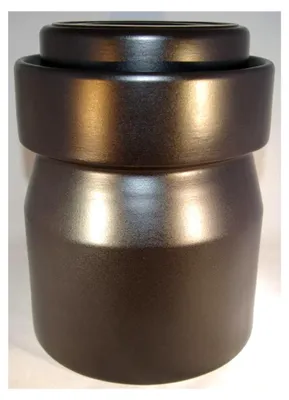 Produktbild von Fermentiertopf 8 Liter in mattem Schwarz aus Steinzeug