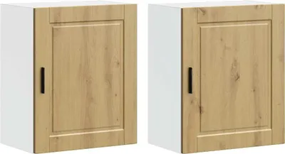 Produktbild von vidaXL Küchen-Hängeschränke 2 Stk. Porto Artisan-Eiche Holzwerkstoff