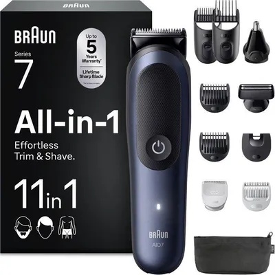 Immagine prodotto di Tagliacapelli multifunzione Braun MGK7540 - 120 minuti di autonomia - Impermeabile - Nero