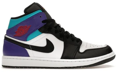 Produktbild von Jordan 1 Mid Court Purple Tropical Twist - EU 47.5