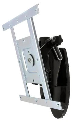 Produktbild von Ergotron LX HD Wall Mount Pivot, 106,7 cm (42"), 75 x 75 mm, 100 x 100 mm, -20 - 20°, -360 - 360°, Schwarz
