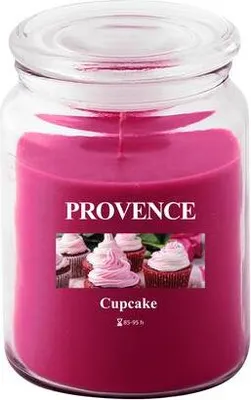Obrázek produktu pro Svíčka Ve Skle S Víčkem 510G, Cupcake