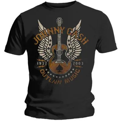 Produktbild von Johnny Cash T-Shirt - Outlaw S