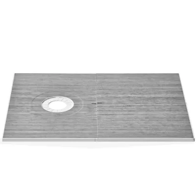 Obrázek produktu pro Vodotěsná sada sprchových vaniček - 152,4 x 96,5 cm - S odsazeným odtokem - Zesílená.