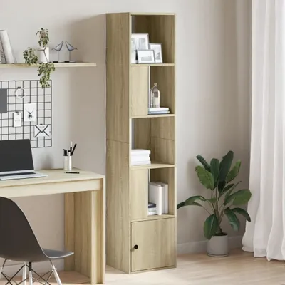 Image de Maison Exclusive - Bibliothèque en chêne Sonoma 40 x 36 x 189 cm, bois d'ingénierie
