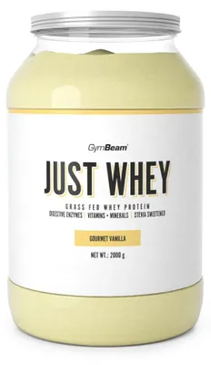 Produktbild von GymBeam - Just Whey Protein aus Weidehaltung, 2000 g, gourmet vanilla