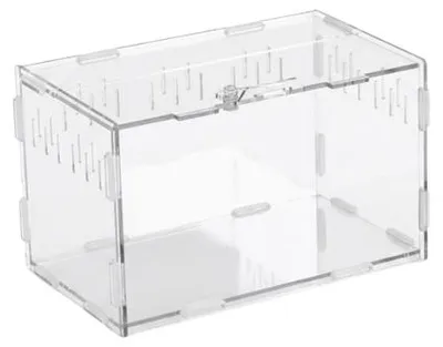 Zdjęcie produktu dla Terrarium Poziome Akrylowe Przezroczyste 25X15X15Cm