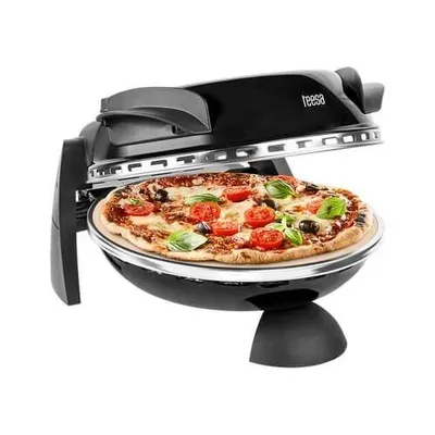 Produktbild von Teesa Supreme, 1 Pizza/Pizzen, Schwarz, 400 °C, 320 x 320 mm, 0,84 m, 1200 W
